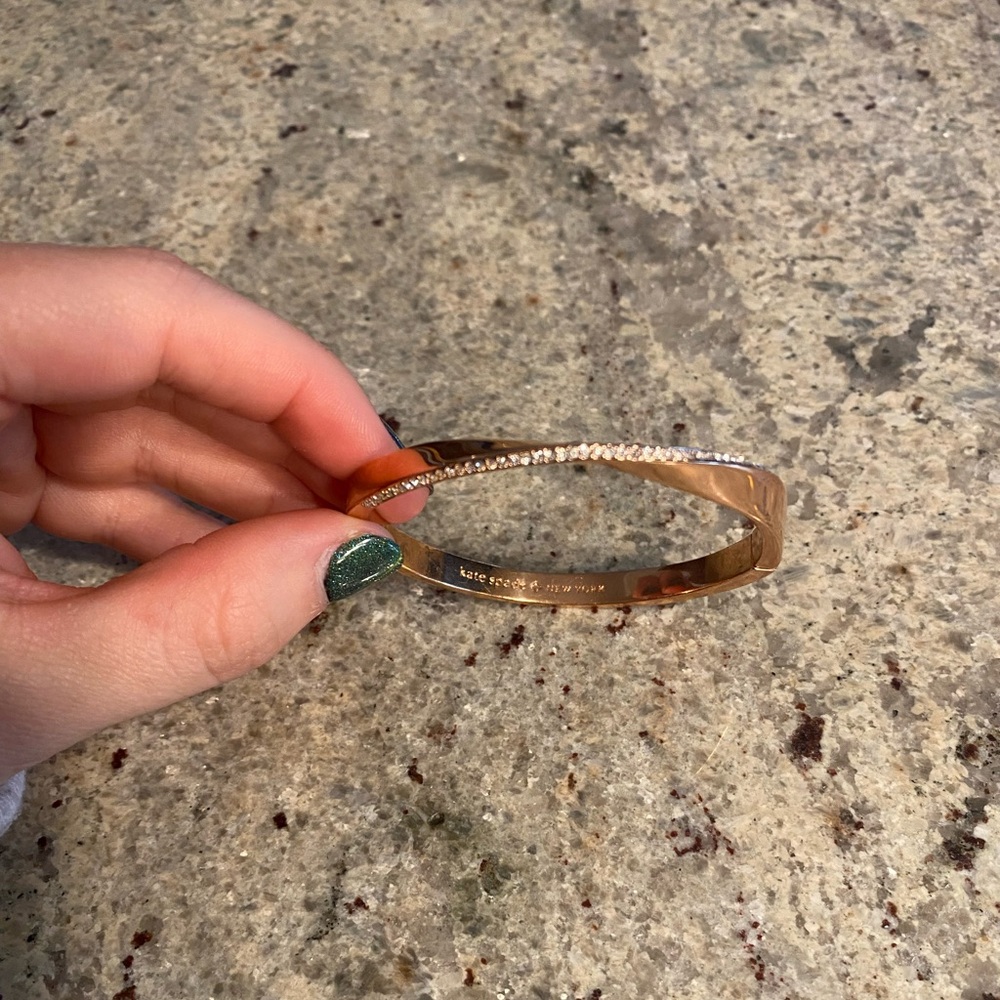 Kate Spade Do The Twist Pave Hinged Bracelet - Picture 3 of 10